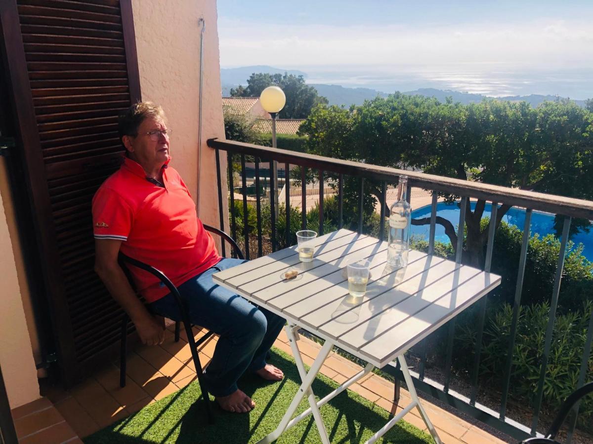 Studio Pool House Vue Mer Panoramique Amazing Sea View Wifi Linge Linen Inclut Aircondition La Croix-Valmer Bagian luar foto